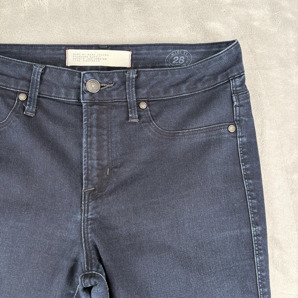 Marc by Marc Jacobs JAC Legging Skinny Jeans Women 28 (28x31) Dark Wash Stretch‎